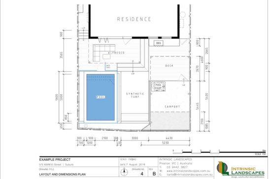 4 Example Layout And Dimensions Plan (1 50@a2)